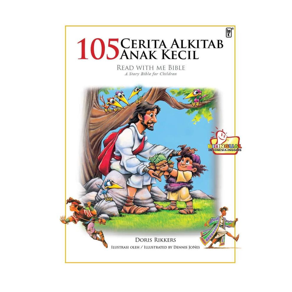 105 CERITA ALKITAB ANAK KECIL - Bilingual Indonesia Inggris