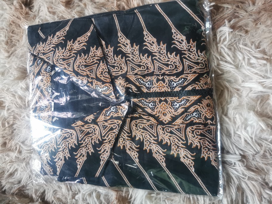 M-l-xl-xxl Batik Tunik Wanita Asj Sa Hrb026 Kenongo Pekalongan Sogan Tulis