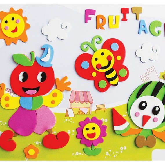 

OSM - EVA STIKER KODE AR PART-2 / PRAKARYA ANAK STIKER EVA / MAINAN EDUKASI TEMPEL ANAK