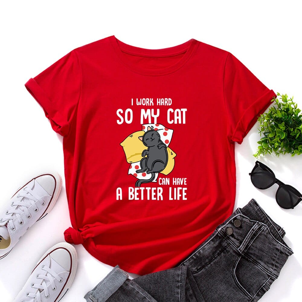 MYSTIQUE.ID-BAJU KAOS SO MY CAT T-SHIRT LUCU DAN AESTHETIC