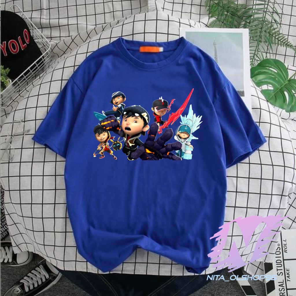 kaos anak BOBOIBOY baju kartun anak