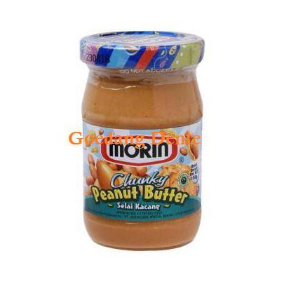 

Selai Roti Kacang | Morin Chunky Peanut Butter Jar 300 Gr