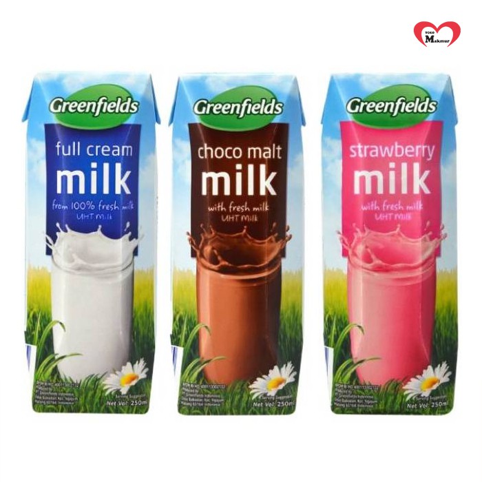 Greenfields Uht 125Ml, 200Ml, 250Ml (Khusus Gojek Surabaya) / Toko Makmur Online