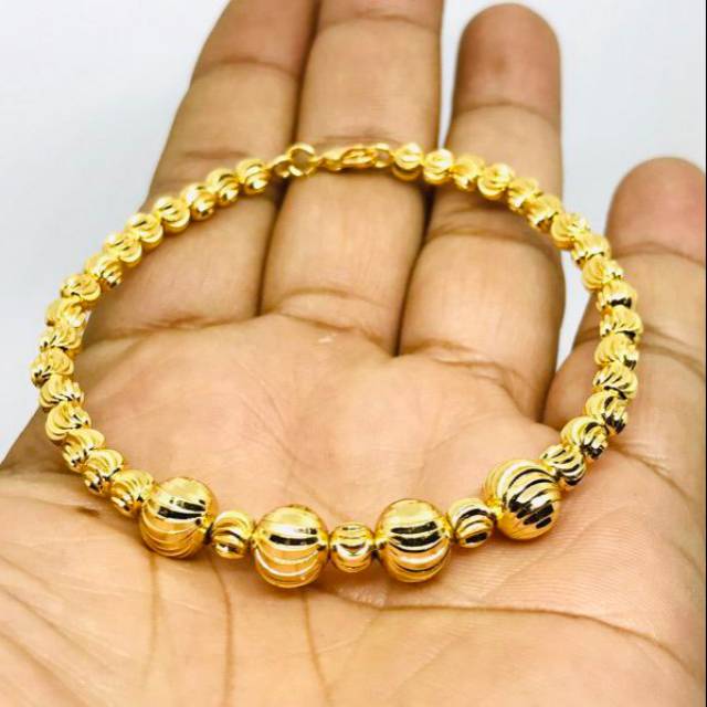 Gelang tangan wanita //perhiasan wanita //perhiasan lapis emas //gelang //