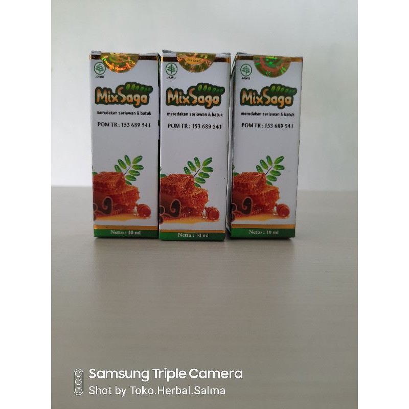 mix daun saga tetes herbal sariawan sinusitis radang tenggorokan batuk bayi balita dewasa