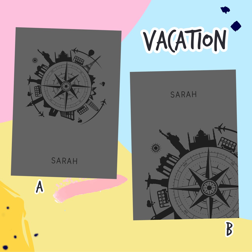 Custom Paspor Cover Map C