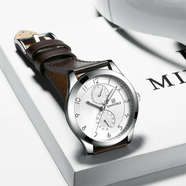 Jam pria Naviforce NF 3004 original tahan air