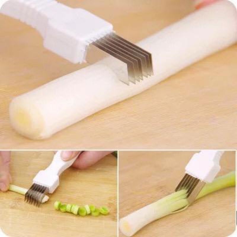 Pisau Pemotong Pencacah Daun Bawang Praktis Leek Slicer - HM-1015