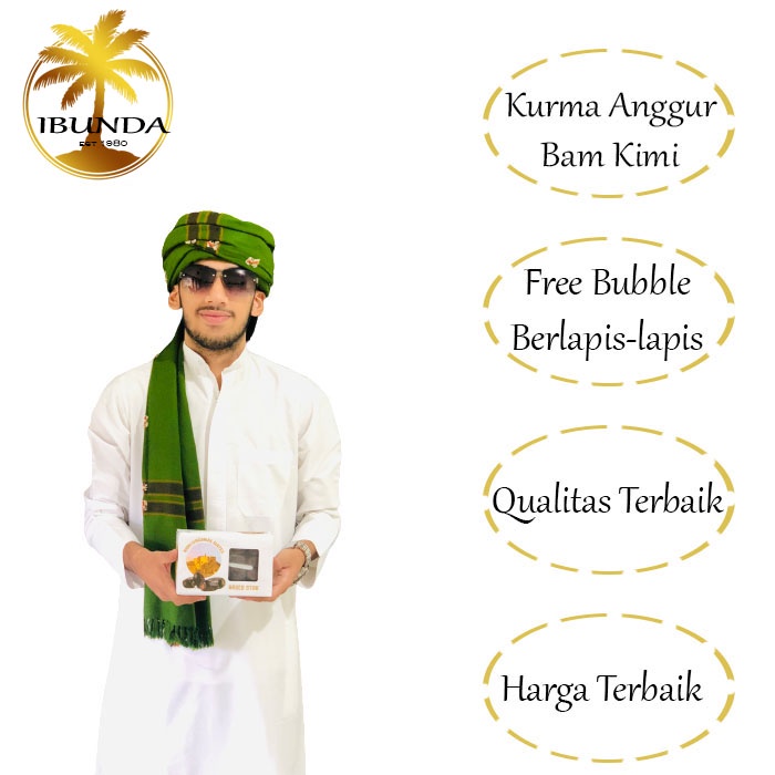 {FREE BUBBLE} Kurma Anggur | Kurma Bam Barari | Bam Black Diamond | Fresh Dates