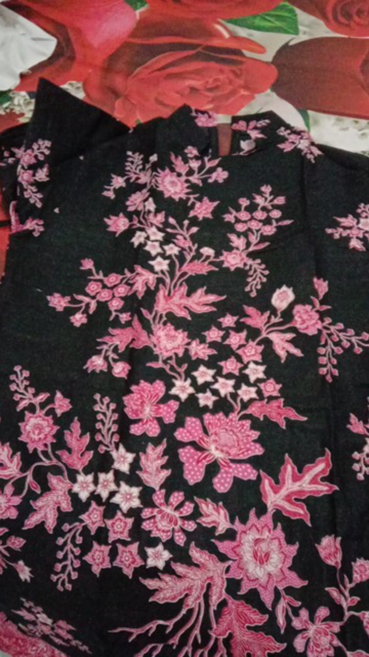 Tunik Jumbo Batik Wanita Batik Dianputri Lengan Serut Batik Pekalongan