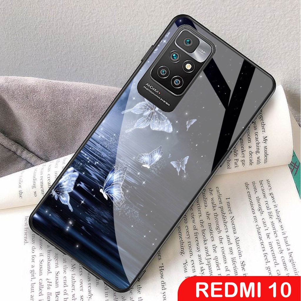 [A31] Softcase Kaca Glass Xiaomi Redmi 10 - Casing Hp Xiaomi Redmi 10  - Case Hp - Xiaomi Redmi 10