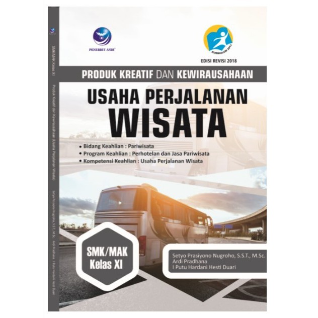 PKK Usaha Perjalanan Wisata, Bidang Keahlian Pariwisata,Usaha Perjalanan Wisata SMK/MAK Kelas XI