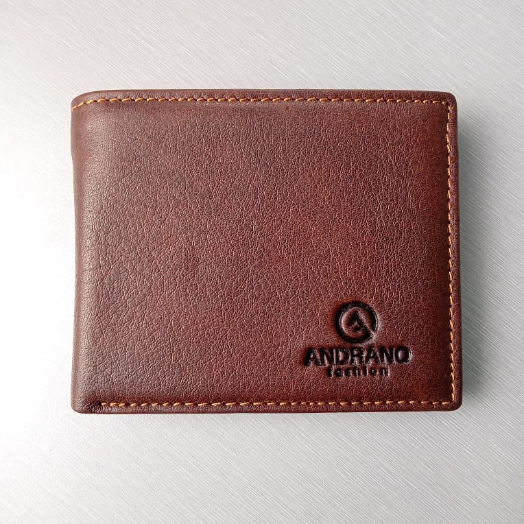 Dompet Pria Dompet Kulit Fashion Import Model Lipat Dua Leather Wallet