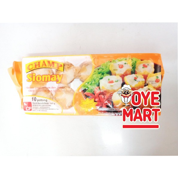 CHAMP CHICKEN &amp; FISH SIOMAY 180GR SIOMAY AYAM DAN IKAN HARGA PROMO