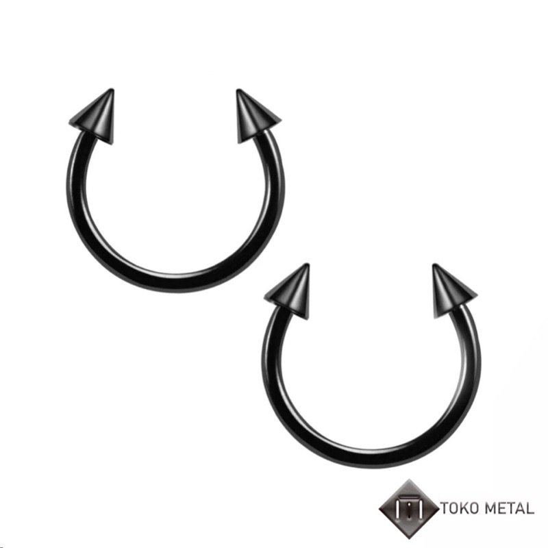 Anting 100% Titanium kualitas Tinggi Pircing C/Tindik Pria &amp; Wanita [ Toko Metal ]