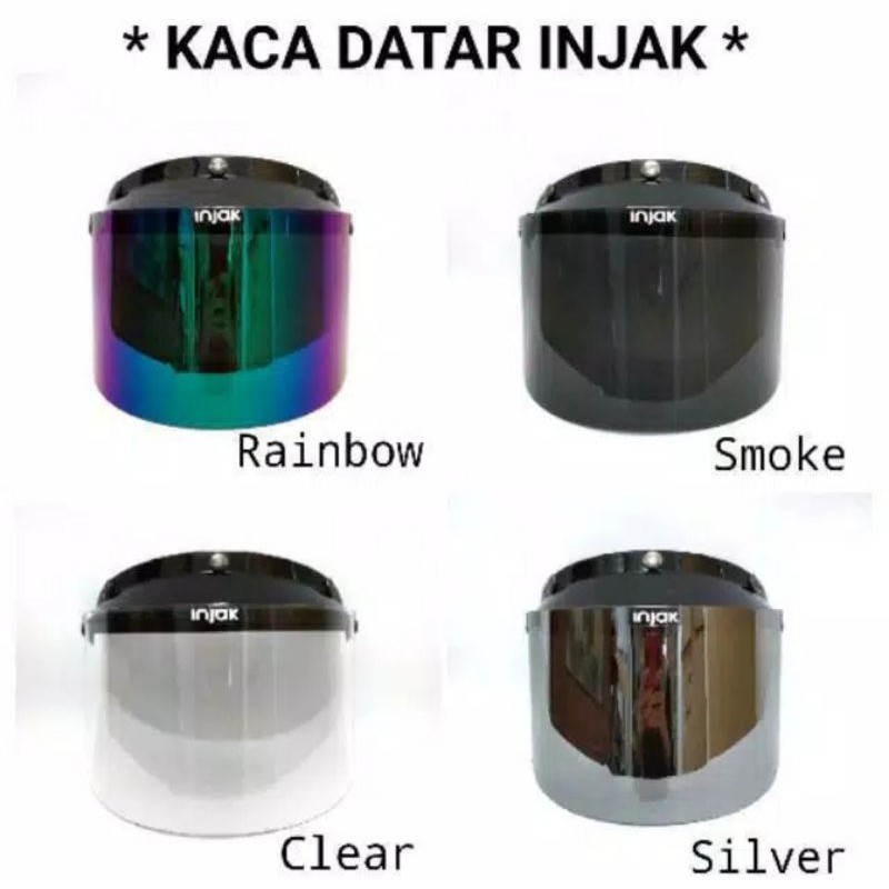 Visor Helm Cargloss Bogo Retro Flat Kaca helm Bogo Classic