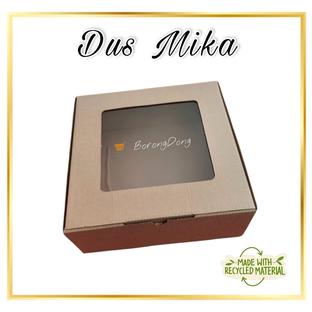 

Corrugated Box Mika / Dus Kue / Dus Roti 22x22x8