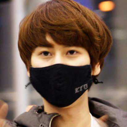 masker mulut kyuhyun super junior kpop