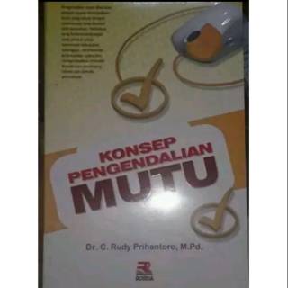 Jual KONSEP PENGENDALIAN MUTU - RUDI PRIHANTORO | Shopee Indonesia