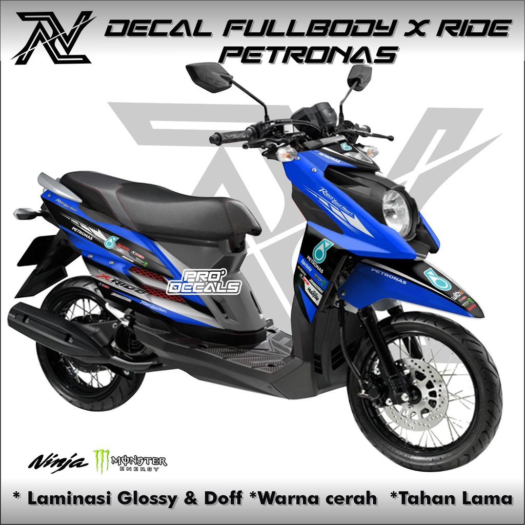 Jual Decal Fullbody Yamaha X Ride Variasi Petronas Indonesia Shopee Indonesia