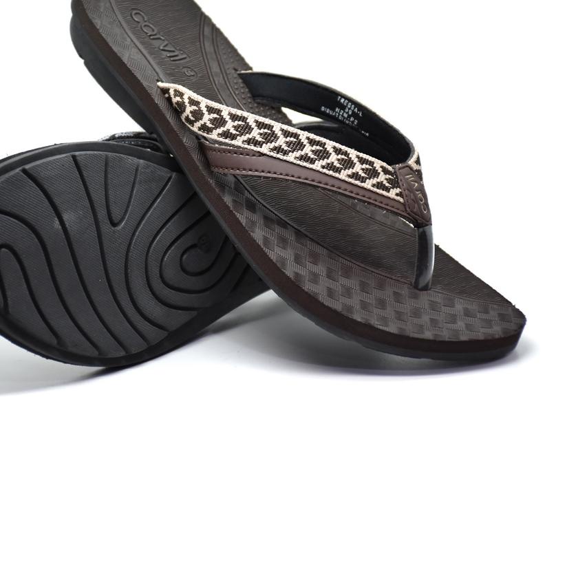 ✴ CARVIL TRESSA-L SANDAL SPONGE LADIES BROWN/BEIGE ♗