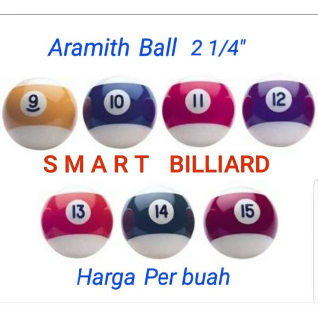 Aramith bola eceran - Replacement Billiard Ball