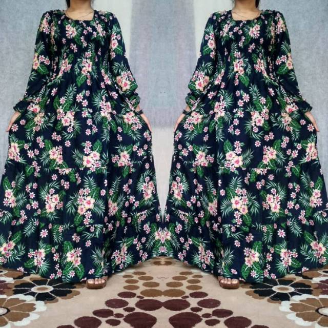 Gamis Kerut Dada LD 120