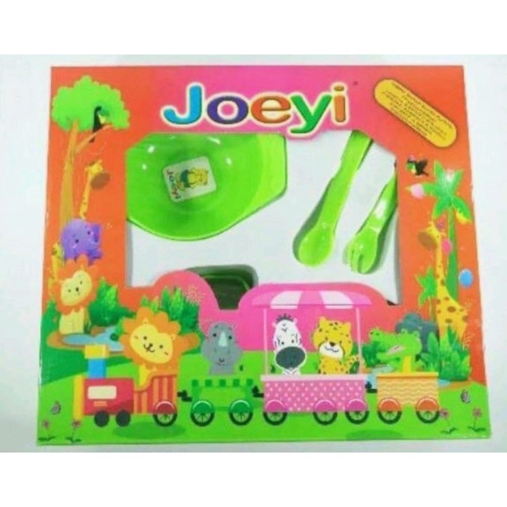 Feeding Set Joeyi KECIL | Tempat MAKAN Joeyi KECIL |Kado Bayi