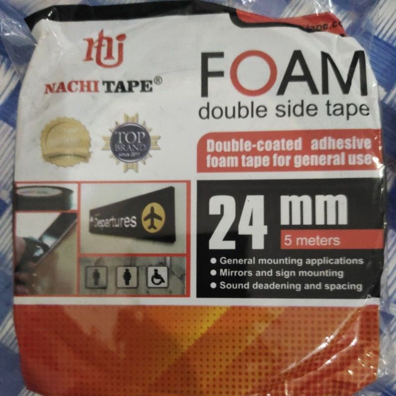 

double tape foam hijau 1 in