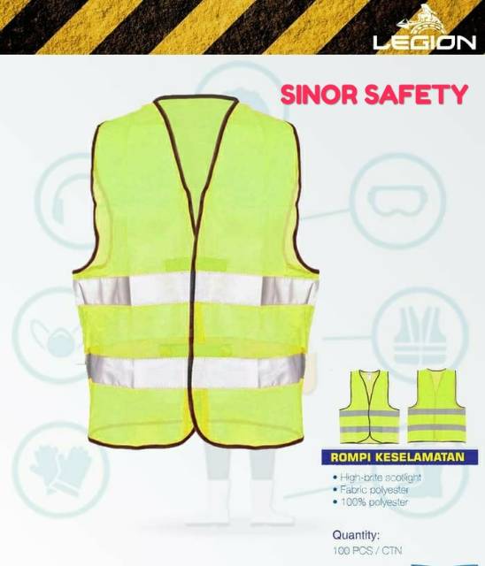 Paket Safety Proyek Full Set Helm Asa Plus Rompi Safety Polyester 2 Scotlite Warna Bisa Riquest