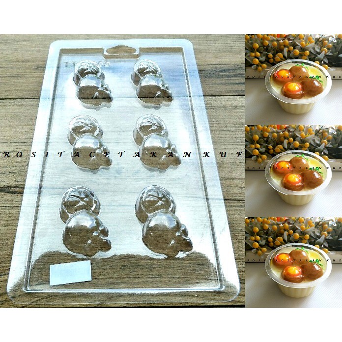 Cetakan Coklat Bentuk Buah Manggis