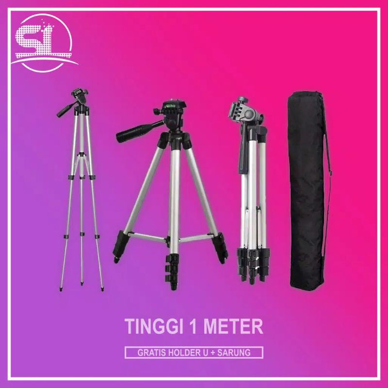 Tripod Weiheng 311U  Komplit Free Holder U soopemall