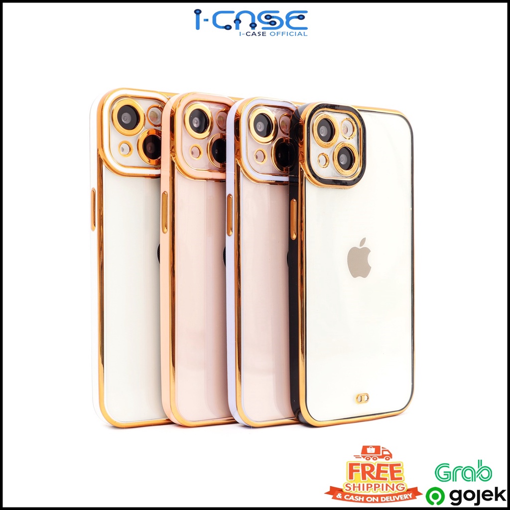 Electroplating Soft Case Full Cover iPhone 11 12 13 MINI PRO MAX Lens Cover