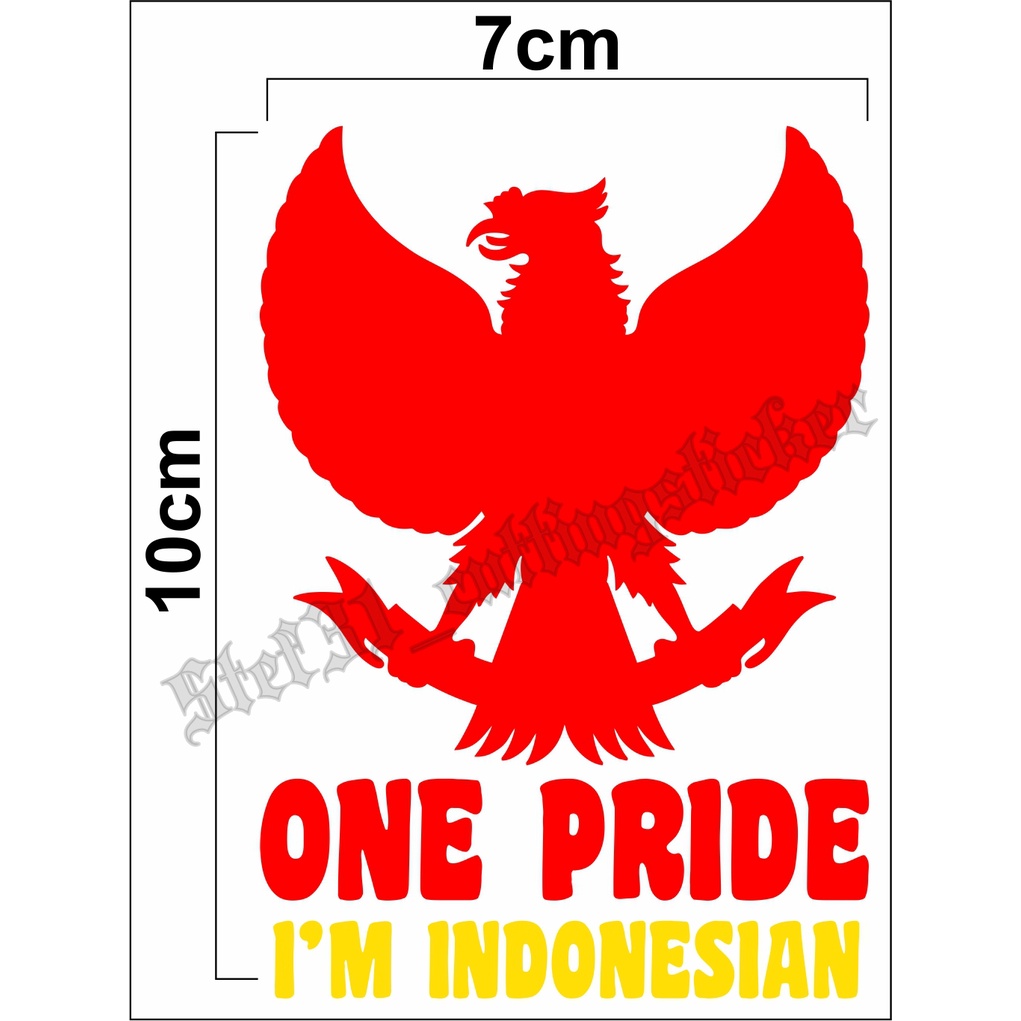 

Stiker cutting garuda Indonesia, sticker garuda