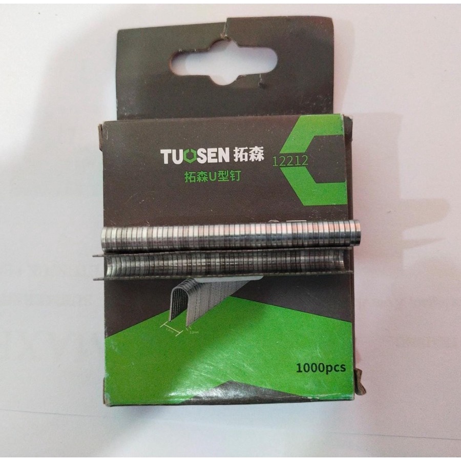 Gun Tembak Kayu Stapless Gun Hand Tools Alat Pertukangan Tracker Isi
