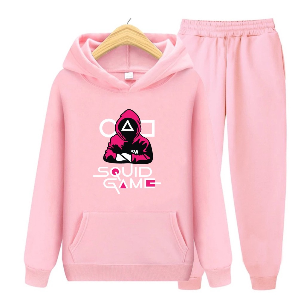 Setelan Sweater Anak + Celana Motif GAME / Set Sweater Hoodie Anak Laki - Laki Perempuan Usia 3-15 Tahun