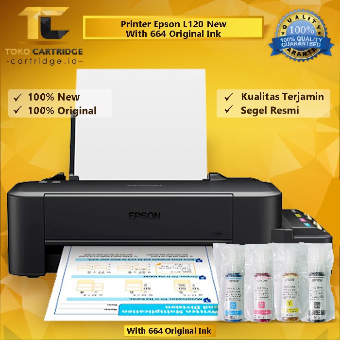 Printer Epson L120 L 120 New Original Printer Infus Epson Ink Tank