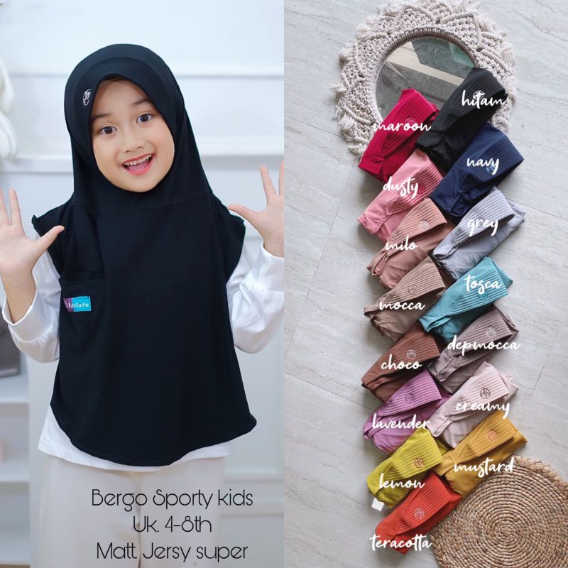 BERGO ANSARA SPORTY KIDS UK 4-8th  | berlebel Ansara