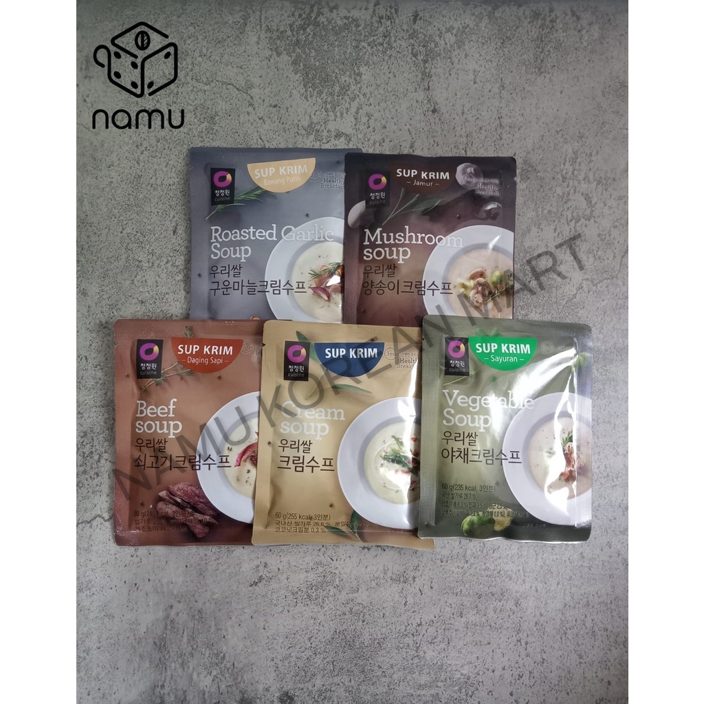 

Chung Jung One Sup Krim 55gr All Varian / Kaldu Sup Bubuk Instan / Kaldu Sup Instan