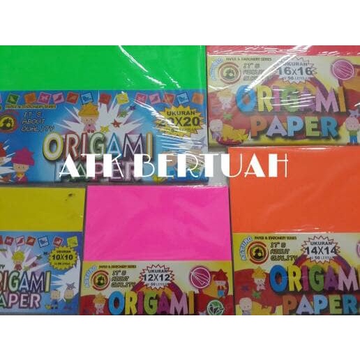 

Senikertas- Kertas Lipat Origami Asturo 20X20 -Kertas-Seni.