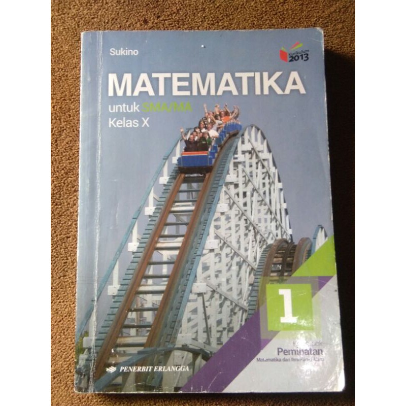 Jual Buku Paket Matematika Peminatan Penerbit Erlangga Kelas 10 Pernah Di Pakai Indonesia Shopee Indonesia