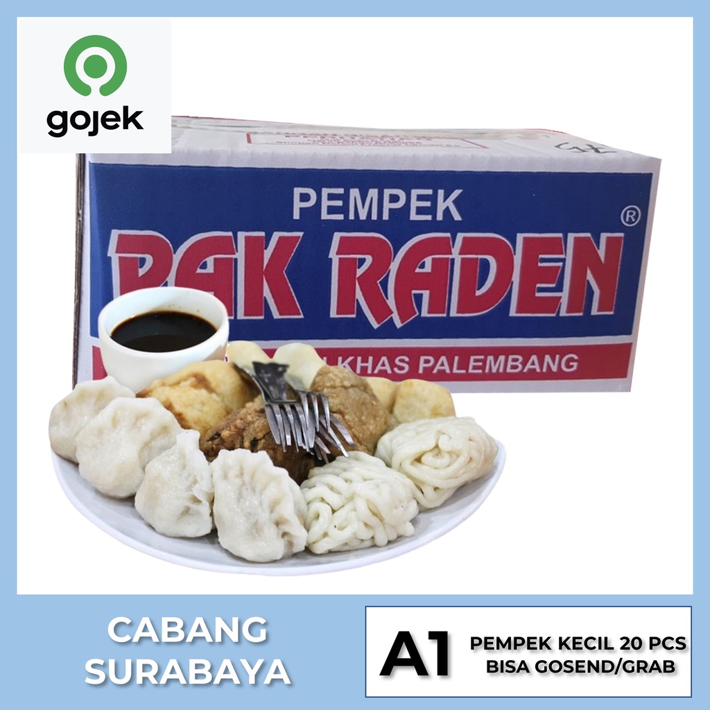 

Pempek Pak Raden Palembang Paket A1 Kecil 20 Pcs