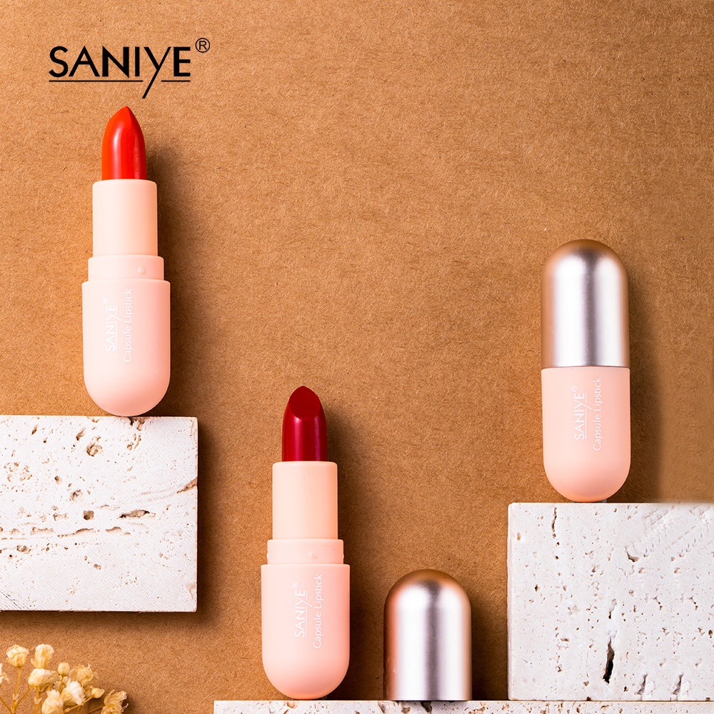 SANIYE 6 Warna Lipstik Velvet Matte Tahan Lama Tahan Air Long Lasting Waterproof lip gross