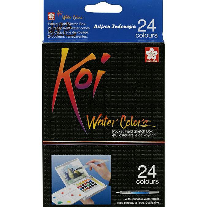 

Promo! Sakura Koi Water Color 24 Colors / Cat Air / Watercolor Murah
