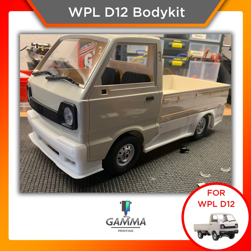 WPL D12 Body kit Drift Upgrade Suzuki Carry - Bodykit Bemper Bumper