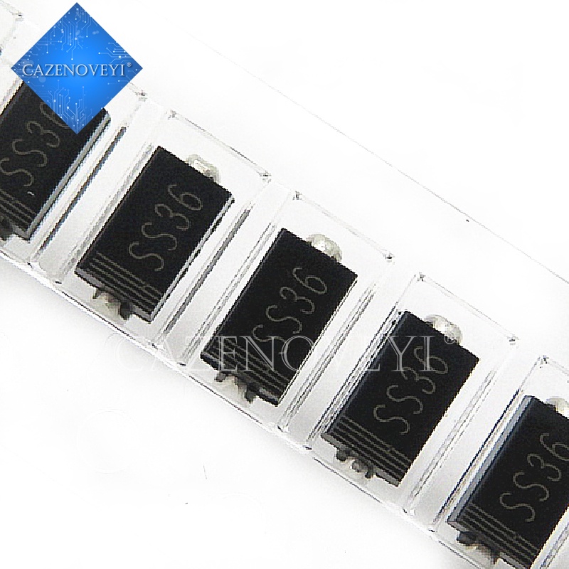 100 pcs / lot Sirkuit Terpadu Ic SS36 SR360 SK36 30V 60A SMA SMD