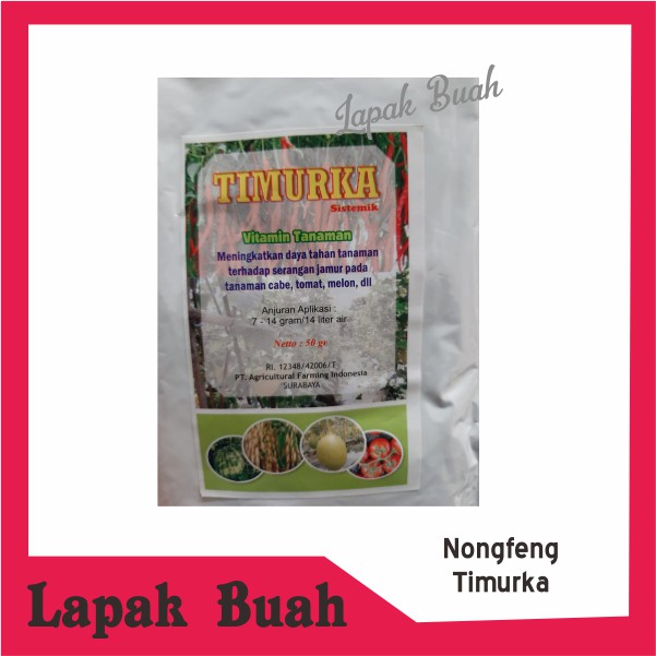 Fungisida Timurka Jamur Tanaman Cabe Melon Tomat dll