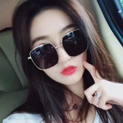 Kacamata Gaya Retro Square Glasses Fashion Wanita Pria Kacamata Murah Korean Version