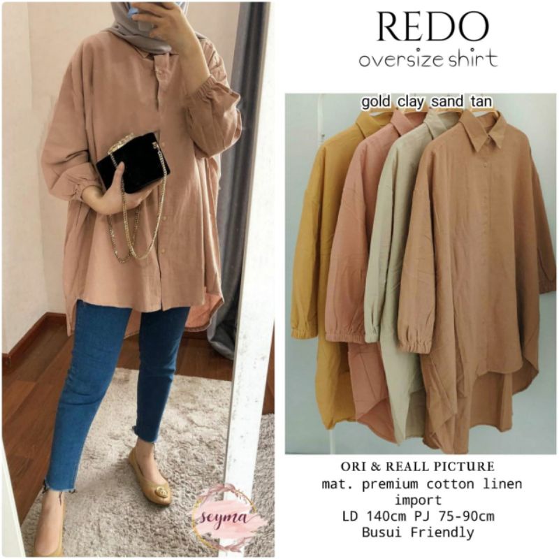 TUNIK OVERSIZE WANITA DEWASA REDO ORI SEYMA