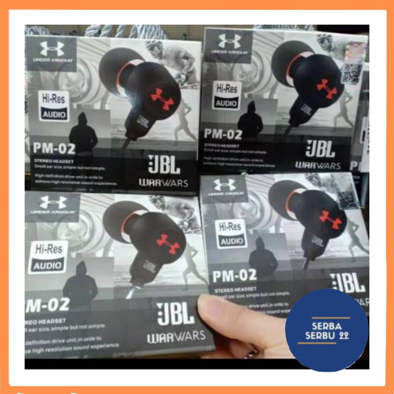 HEADSET J PM02 HANDSFREE PM02 EARPHONE HIGHT QUALITY MEGA BASS